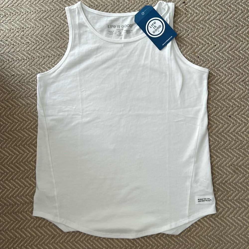 NWT Life is Good Hi-Low Crusher Lite Tank Small